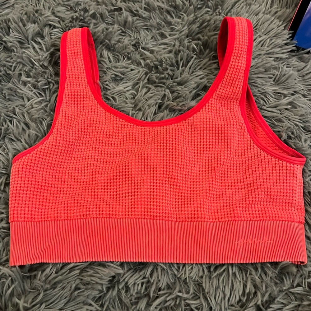 Red bra by Pink, worn 5 times, fits good.